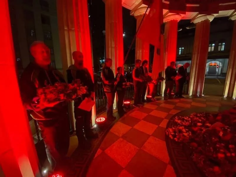 Toc H members paying their respects, 2021