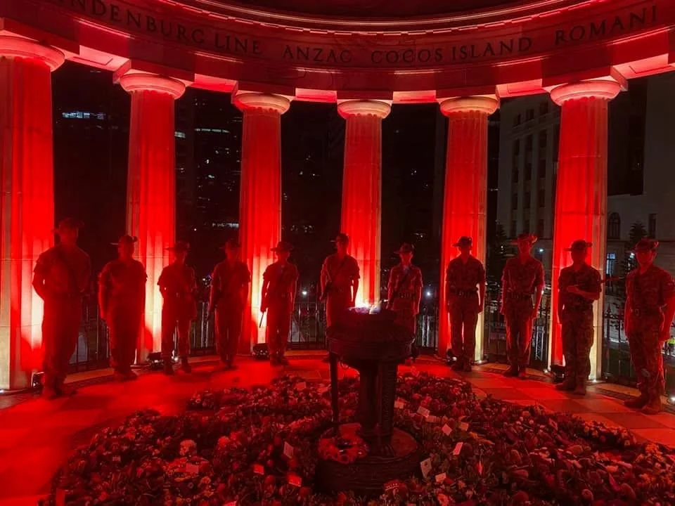 Cadets paying their respects, 2021