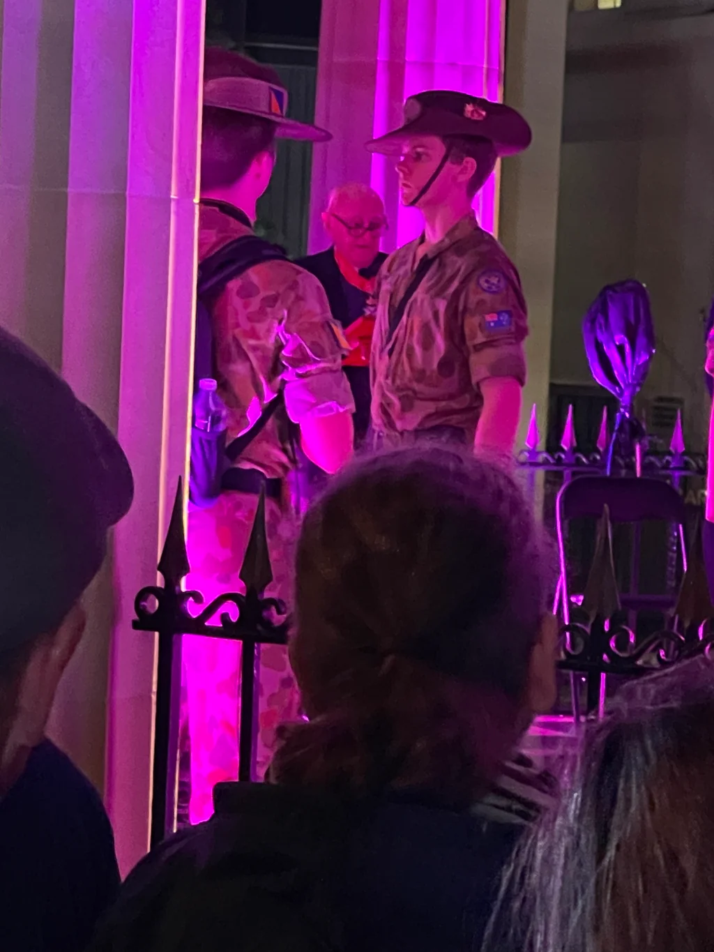 Standing guard at the Eternal Flame, 2023