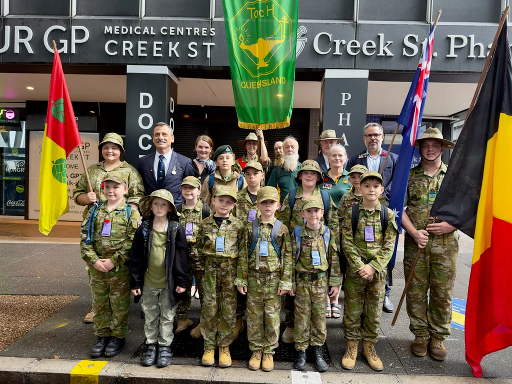 Toc H Queensland group at the 2026 ANZAC Day Parade