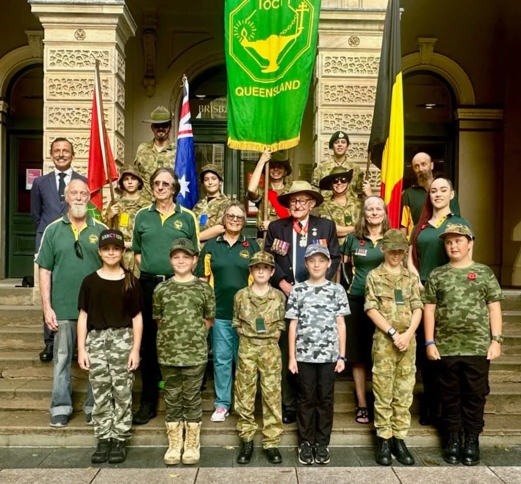 Toc H members before the march