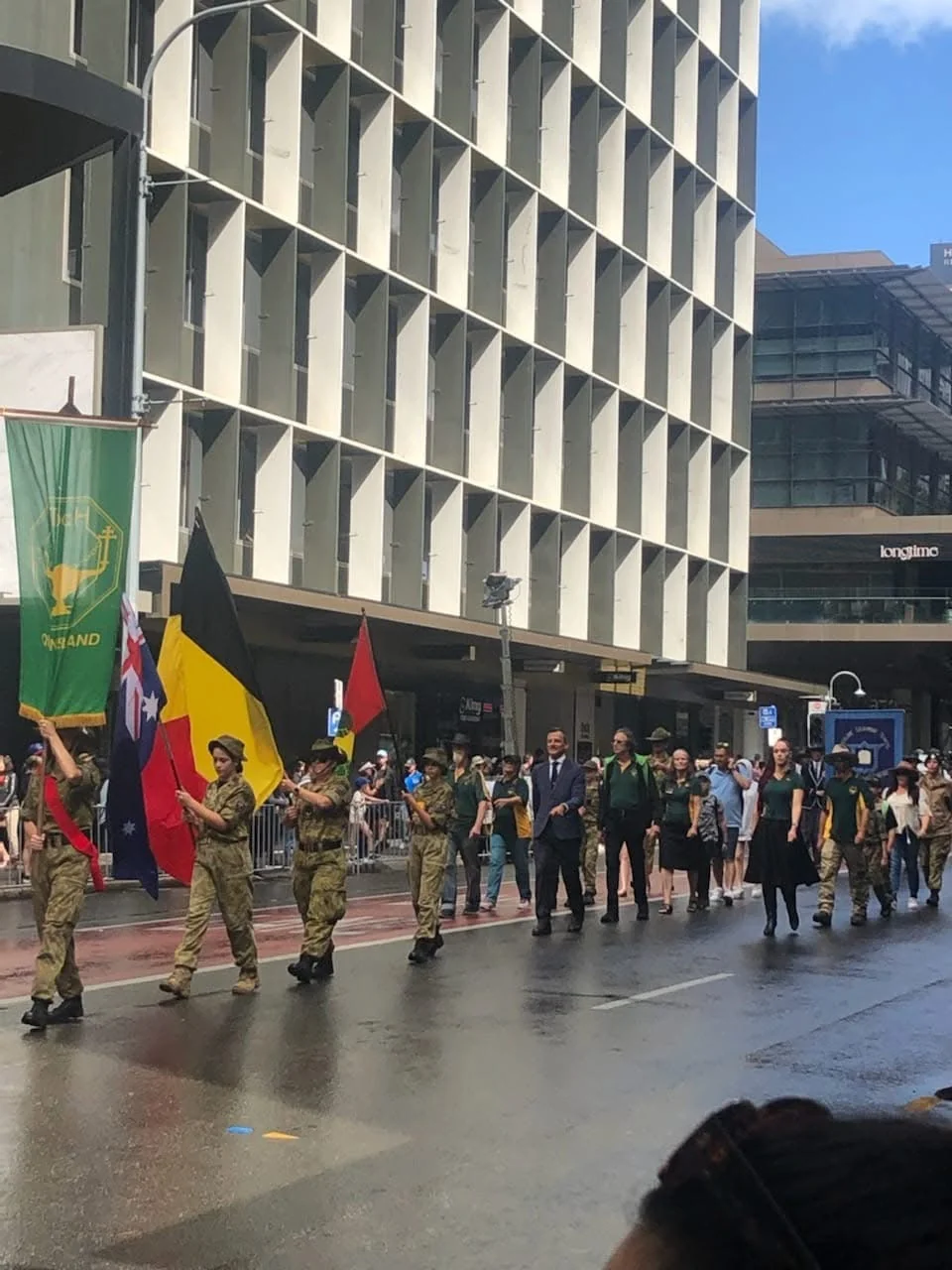 The parade in full swing