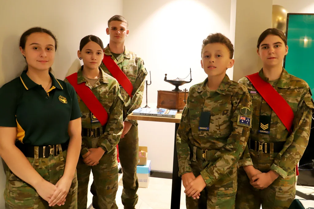Scenic Rim Regional Cadets at the 2025 World Chain of Light ceremony